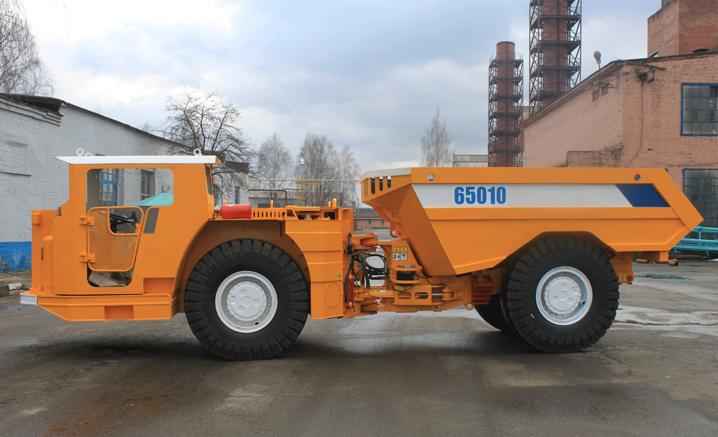 MOAZ-65010 underground mining dump trucks