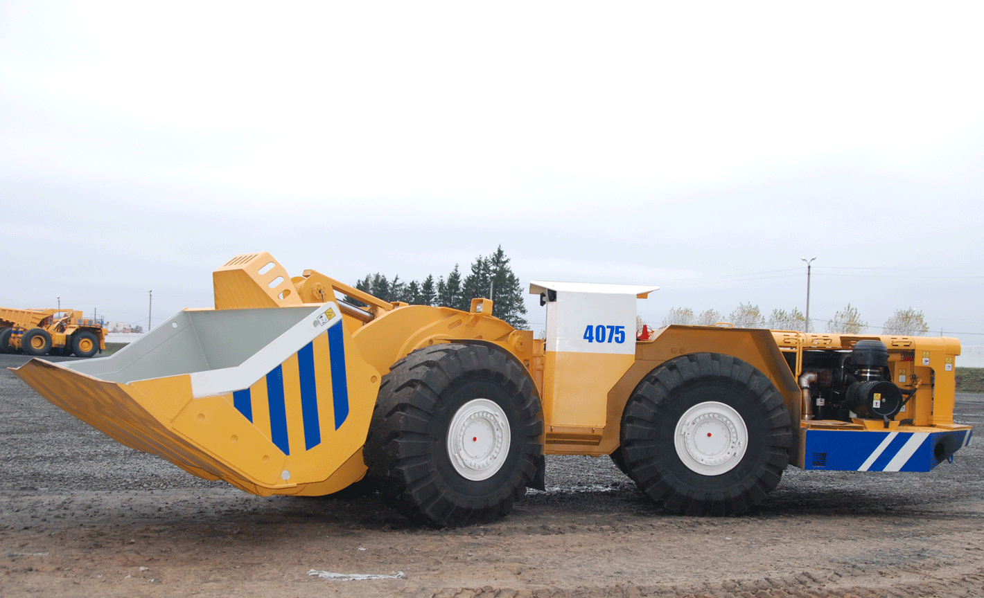 MOAZ-4075 load-haul-dump units